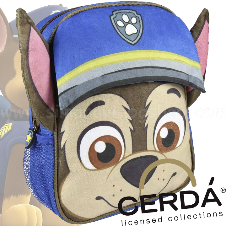 Paw Patrol Малка раница 3D Chase 2100002200 Cerda Paw Patrol Малка раница 3D Chase 2100002200 Cerda