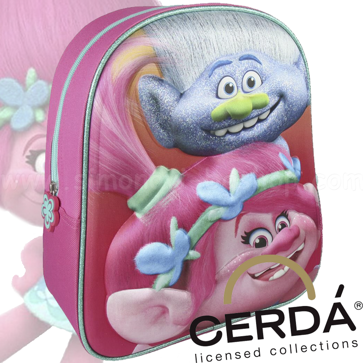 Trolls Малка детска раничка 3D 2100002095 Trolls Малка детска раничка 3D 2100002095