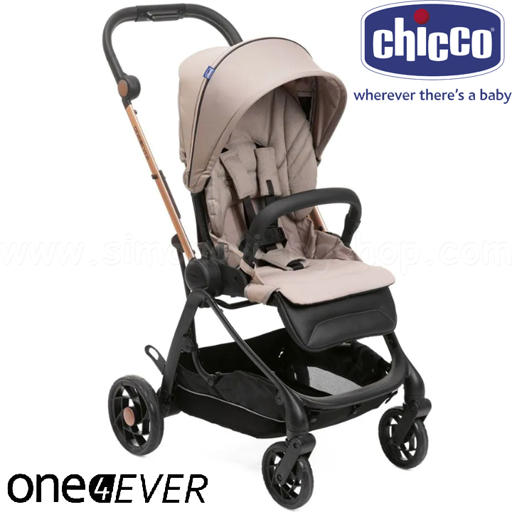 * 2023 Carucior pentru copii Chicco 2in1 ONE4EVER Desert Taupe J0111.2