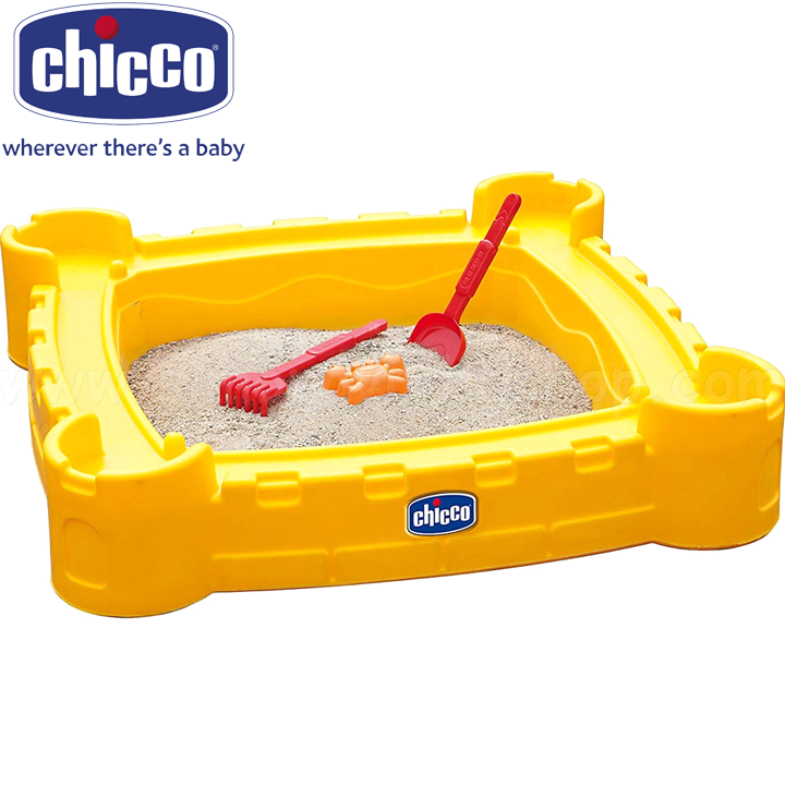 Chicco Пясъчник с капак Yellow 30600 Chicco Пясъчник с капак Yellow 30600