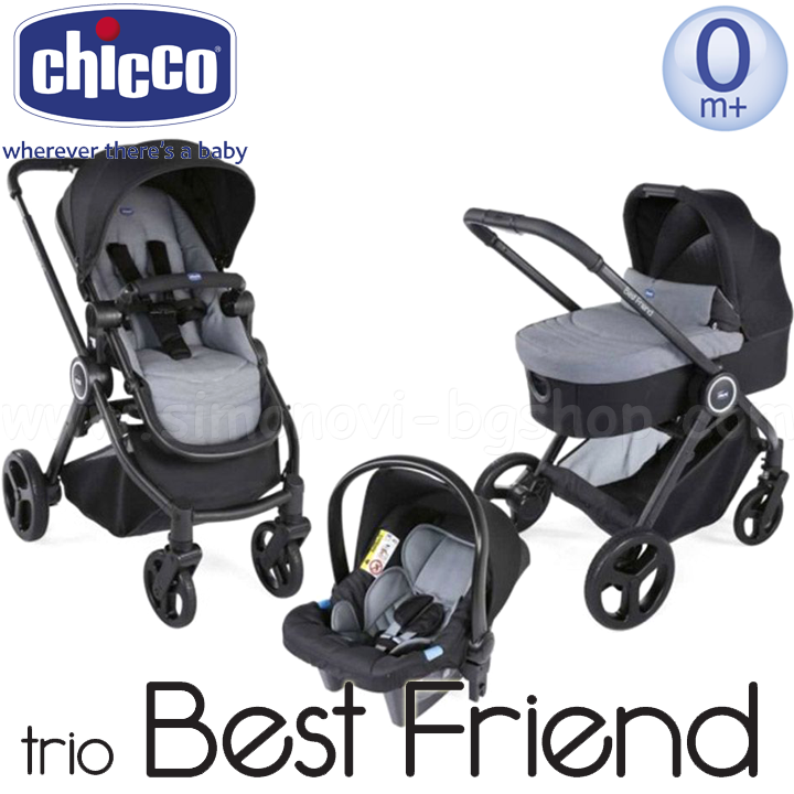 *Chicco    3  1 TRIO BEST FRIEND Light Stone 079146.85