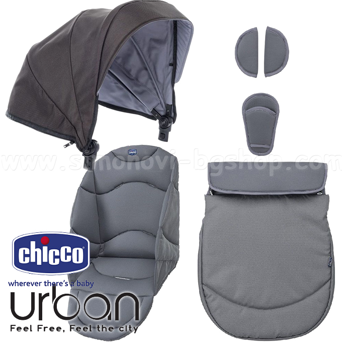 de vară set Chicco cărucior Set Urban Anthracite079168.990