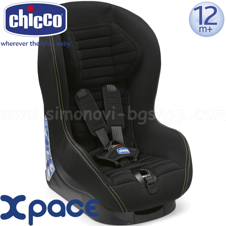 Chicco    XPACE 9-18. Total Black 79240.950