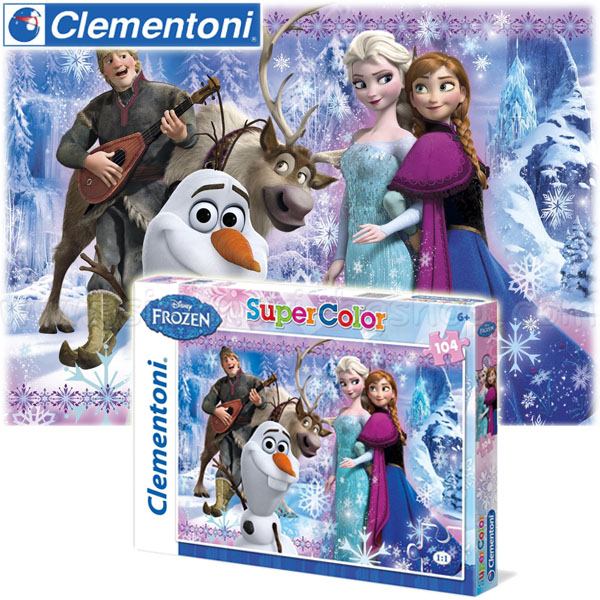 Clementoni Super Color Disney  104 . Frozen 27912