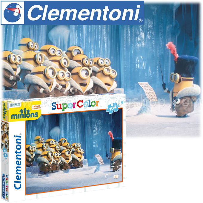 * Clementoni Super Kids Color puzzle 104ch. Minions 27927