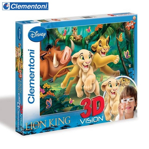Clementoni - 3D Vision The Lion King ����� ��� ��� 104�.