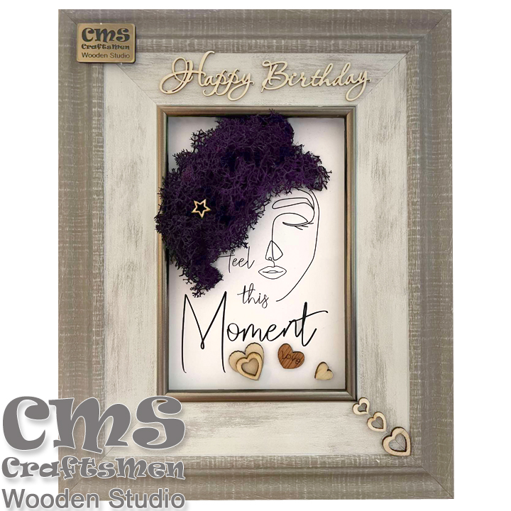 Crafts Men Studio     "Feel This Moment" Purple