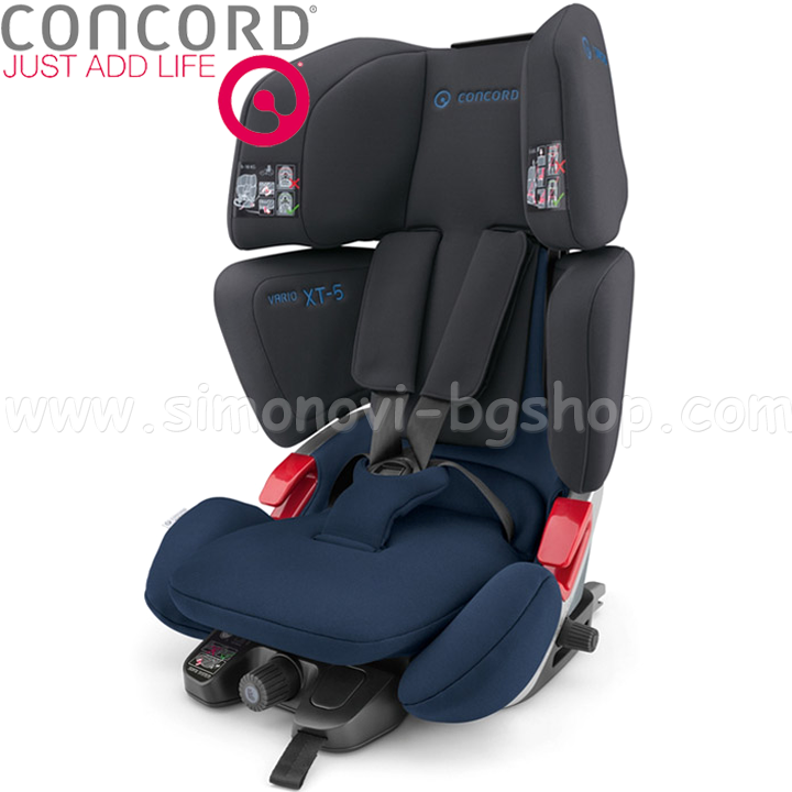 Concord Car seat Vario XT 9-36kg. Black / Blue