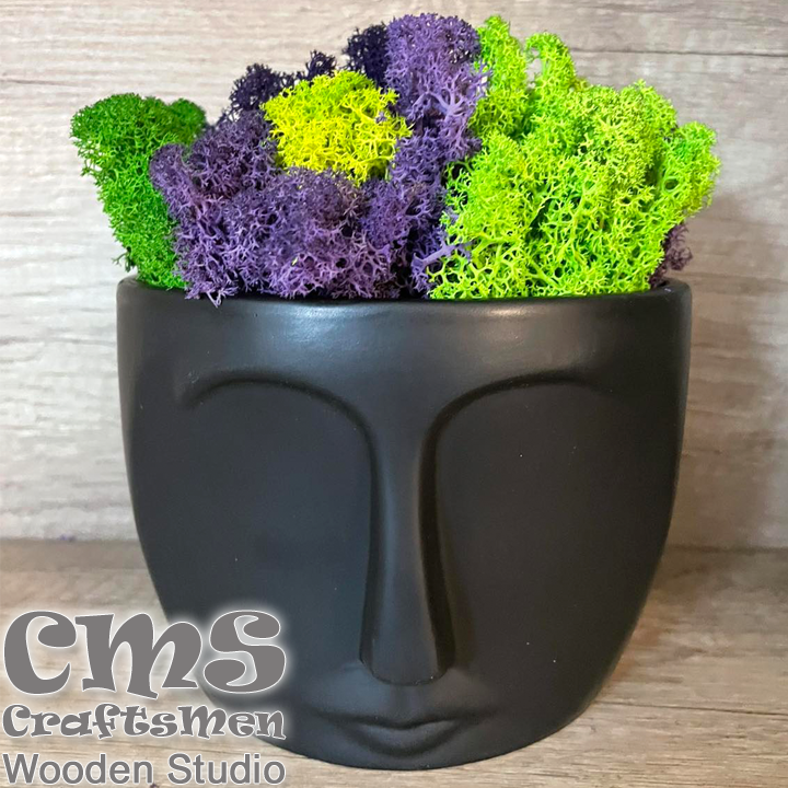 Crafts Men Studio      "Stone Head" Black
