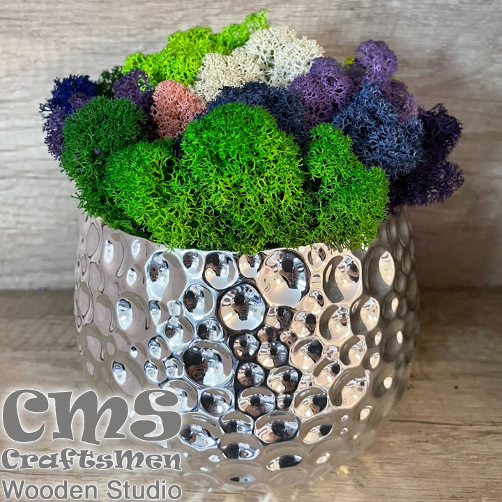 Crafts Men Studio      Metalic Dots "Grey/Green