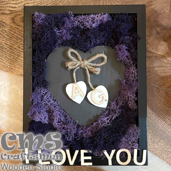 Crafts Men Studio     I Love You "Lilac"