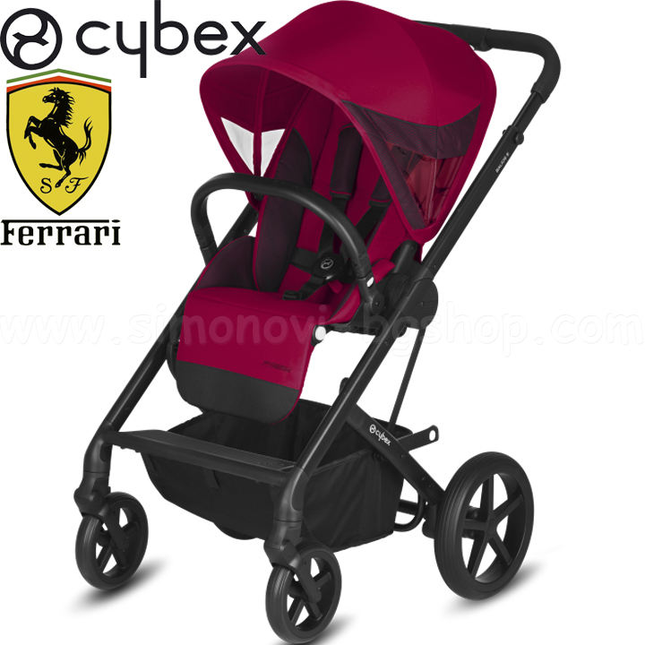 2019 Cybex Бебешка количка Balios S Ferrari Racing Red 519000263 2019 Cybex Бебешка количка Balios S Ferrari Racing Red 519000263