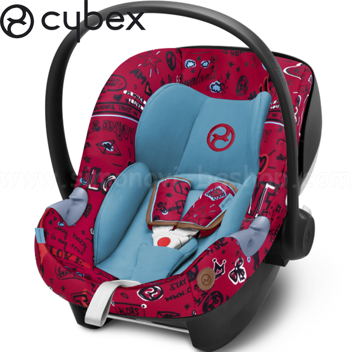 Cybex Столче за кола Aton M i-Size FE Love Red 519001387 Cybex Столче за кола Aton M i-Size FE Love Red 519001387