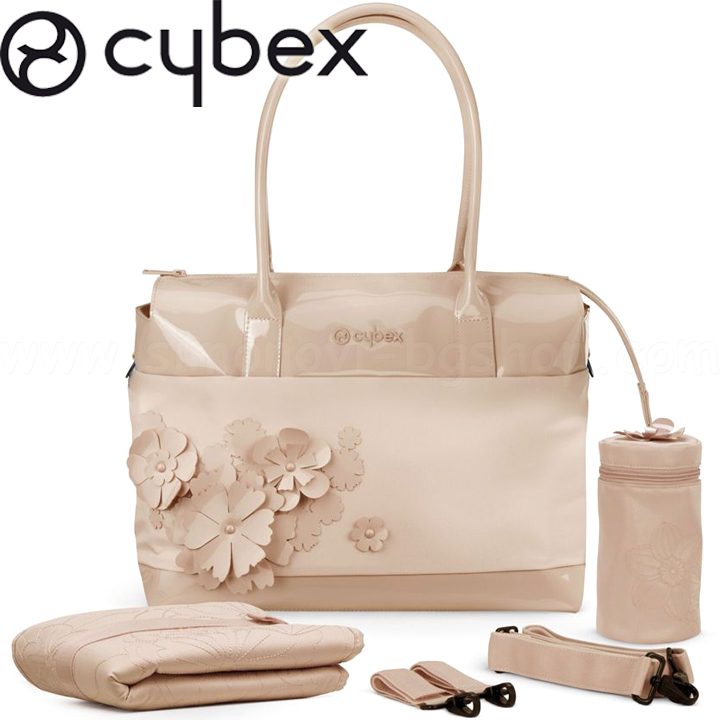 Cybex Trolley Bag Simply Flowers Nude Beige
