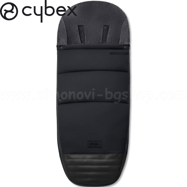 *2019 Cybex Чувалче за количка Priam Footmuff Black 519001934 *2019 Cybex Чувалче за количка Priam Footmuff Black 519001934