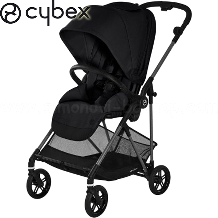 Cybex Бебешка количка Melio Carbon Deep Black 520003403 Cybex Бебешка количка Melio Carbon Deep Black 520003403