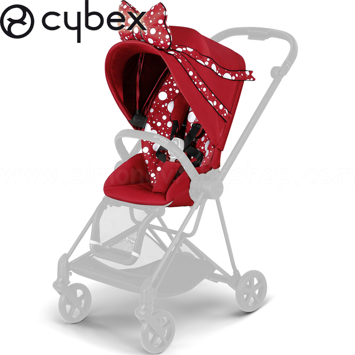 Cybex Luxury seat upholstery Mios Seat pack Jeremy Scott Petticoat Red Dark