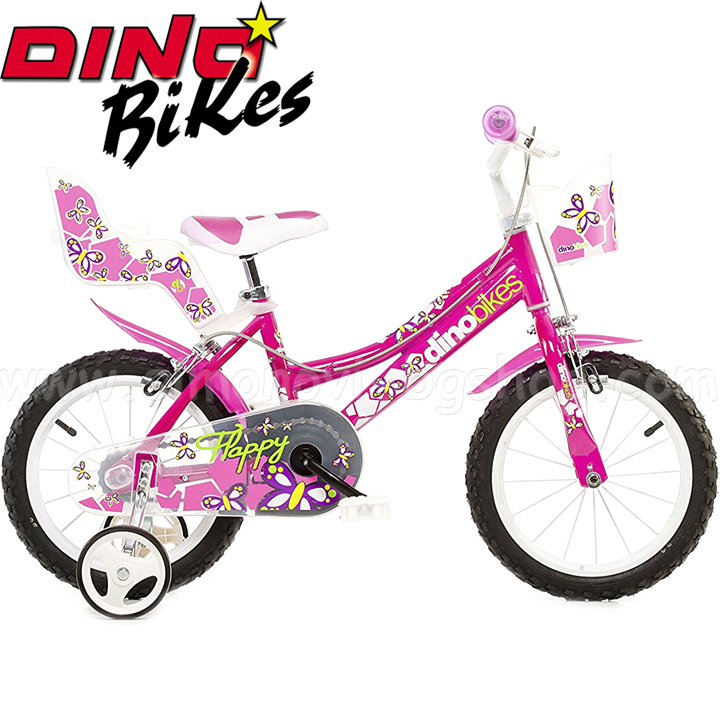 Dino Bikes - Детски велосипед 16" Fuxia Dino Bikes - Детски велосипед 16" Fuxia
