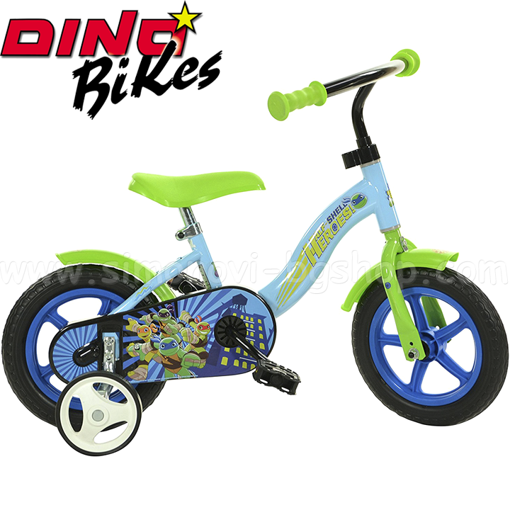 Dino Bikes - Детски велосипед 12" Half Shell Heroes Dino Bikes - Детски велосипед 12" Half Shell Heroes