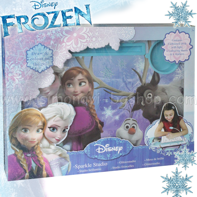 **Disney Frozen - Комплект за рисуване с лампа