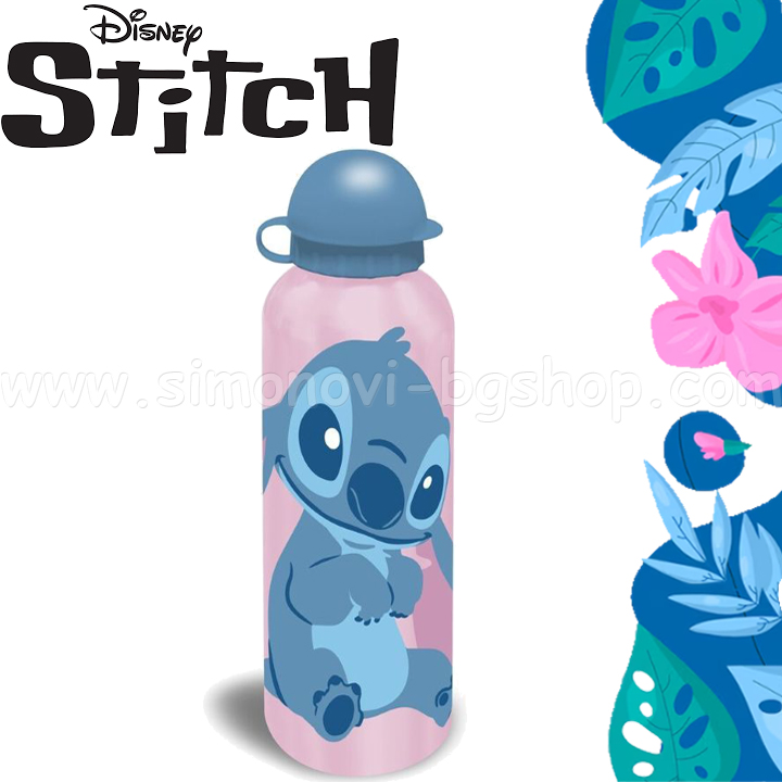 2025 Disney Stitch Алуминиева бутилка 500мл. ST00087-3 2025 Disney Stitch Алуминиева бутилка 500мл. ST00087-3