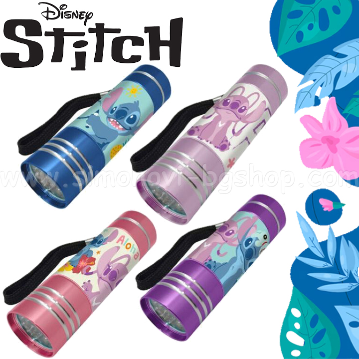 *2025 Disney Stitch Алуминиево фенерче LED LST1168 *2025 Disney Stitch Алуминиево фенерче LED LST1168