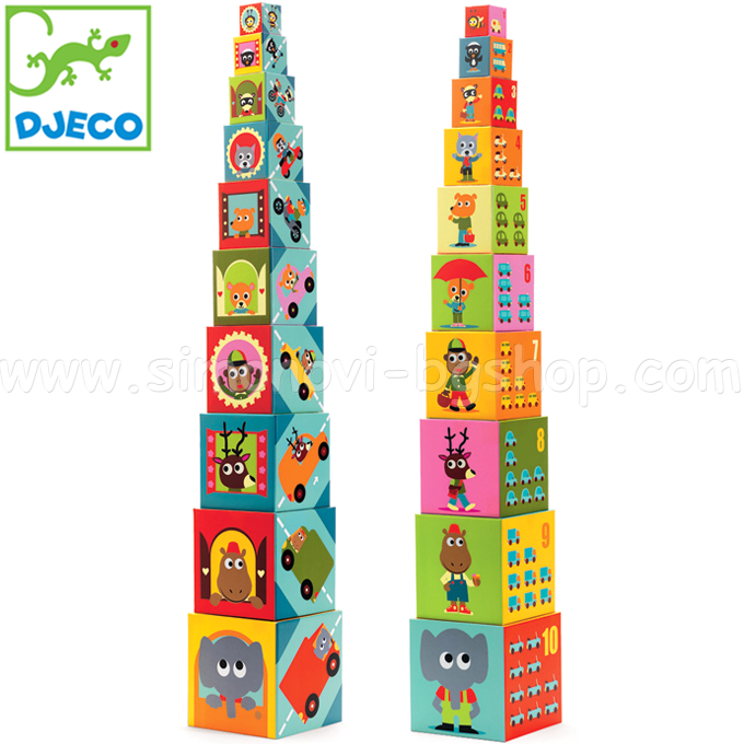 *Djeco -    Vehicles Blocks DJ08508