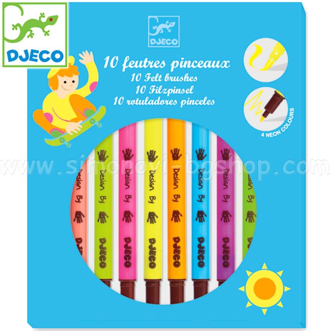 *Djeco -  10 POP COLOURS DJ08799