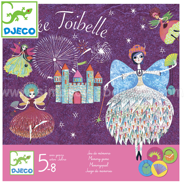 Djeco - Детска настолна игра Fee Toibelle DJ08456 Djeco - Детска настолна игра Fee Toibelle DJ08456