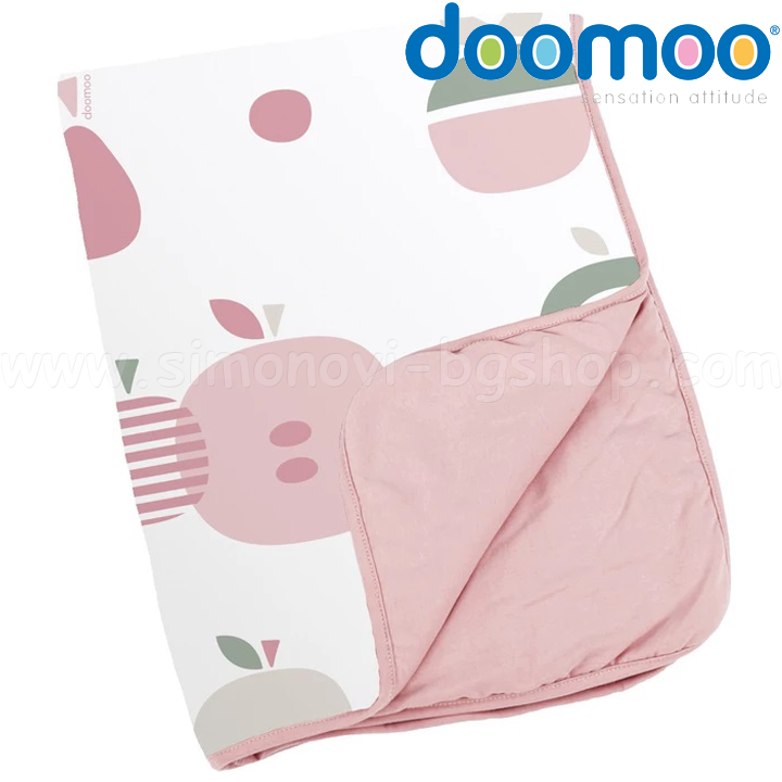 Doomoo Памучно одеяло Dream Fruit Pink DS47 Doomoo Памучно одеяло Dream Fruit Pink DS47