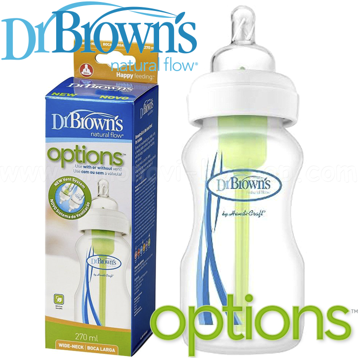 DrBrown's Wide-Neck Options   270ml.  1