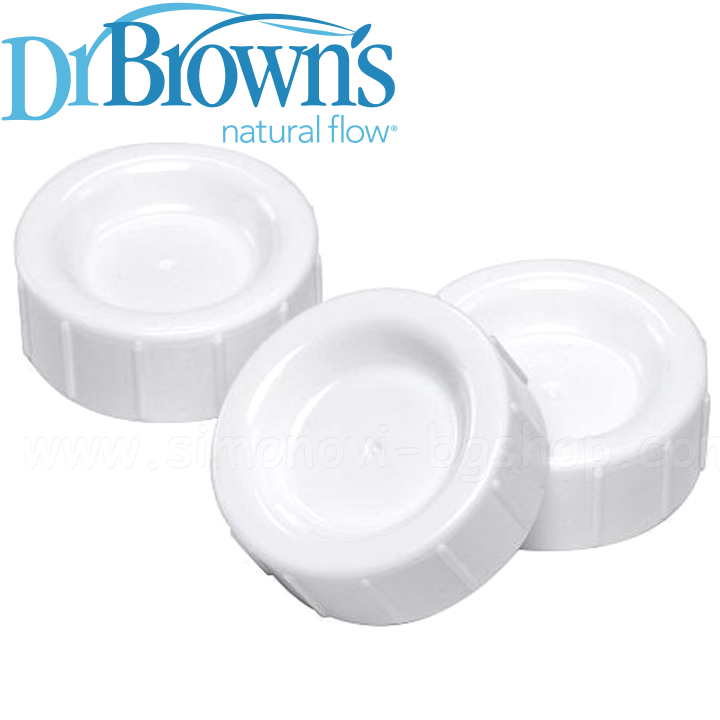 DrBrown's Narrow-Neck Options Капачки за шишета за съхранение при пътуване 3бр DrBrown's Narrow-Neck Options Капачки за шишета за съхранение при пътуване 3бр