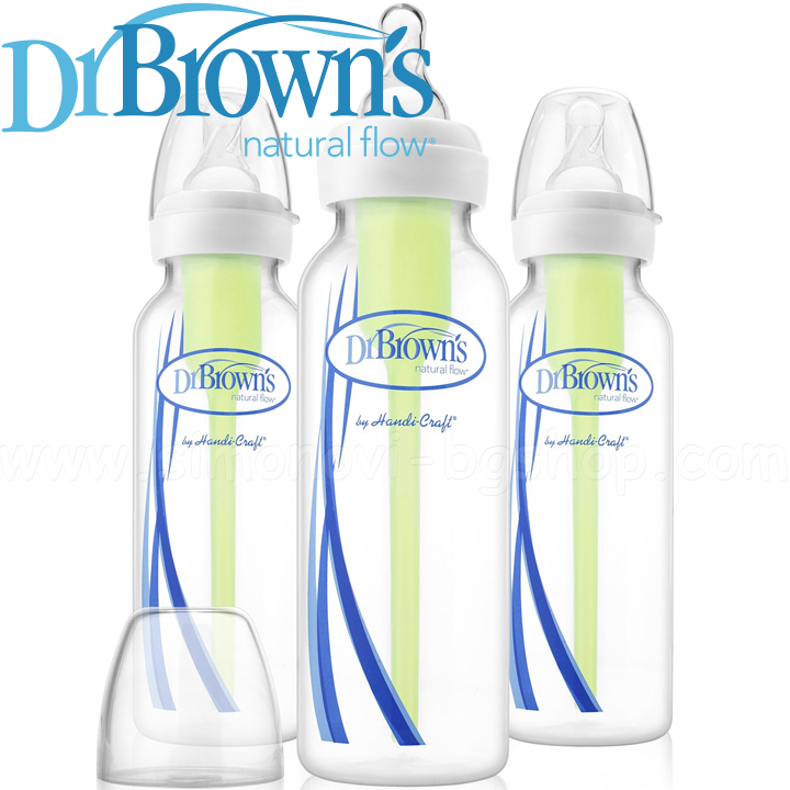 DrBrown's Narrow-Neck® Options Шишета за хранене Стартов комплект DrBrown's Narrow-Neck® Options Шишета за хранене Стартов комплект