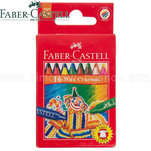 Faber Castell - 16 culori creioane cerate