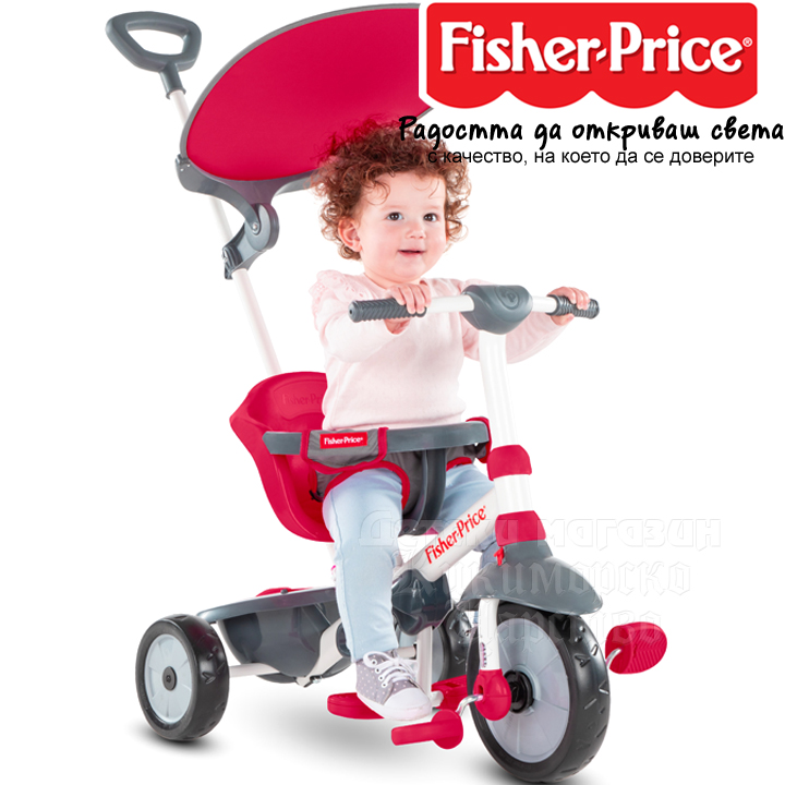 Fisher Price SmartTrike   Charm Plus 31 Red 3250533