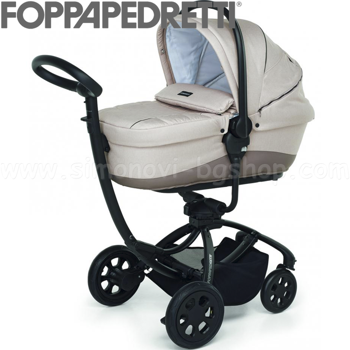 Foppapedretti Myo Platinum Travel System 3 in 1 Baby Combat Baby Cart Sand