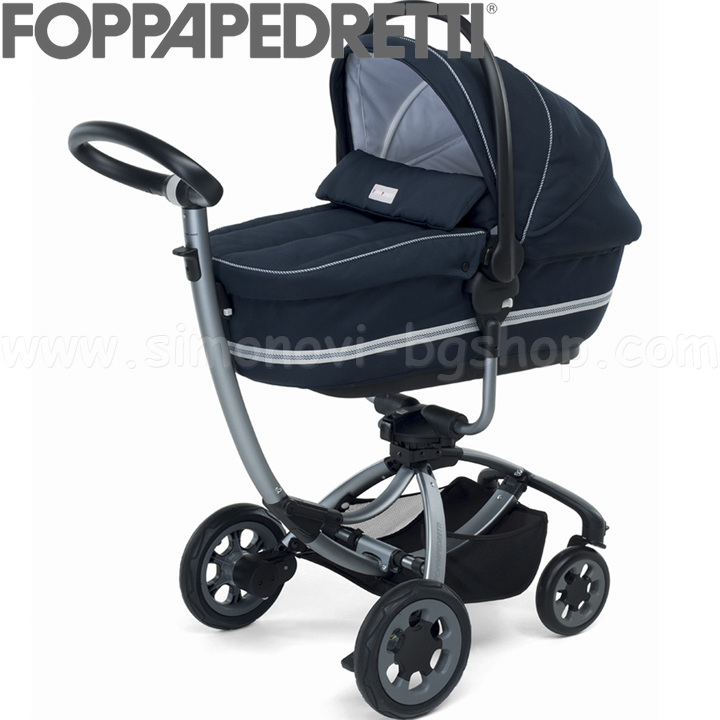 Foppapedretti Myo Travel System 3 in 1 Baby Combat Baby Cart Ocean