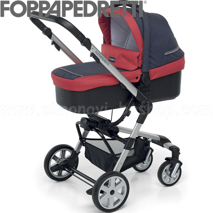 FoppaPedretti   Supertres Travel System 31 Denim Rosso