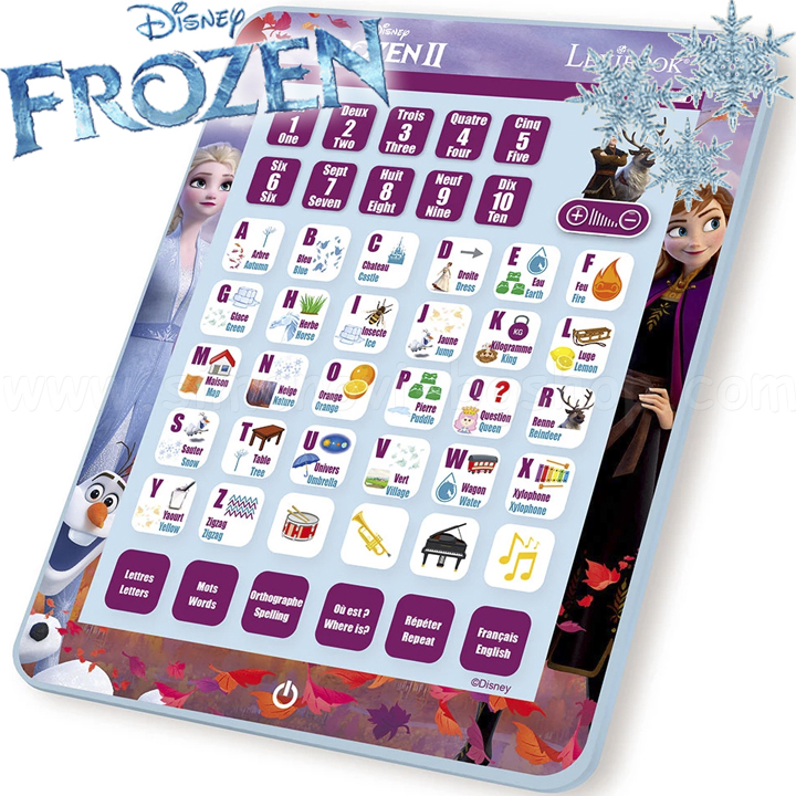 Tabletă educațională bilingvă Lexibook, Frozen