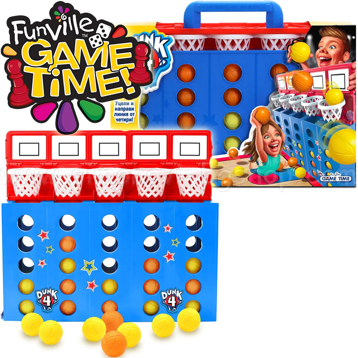 Funville - Joc distractiv Linia de coș de patru Dunk 4 61160