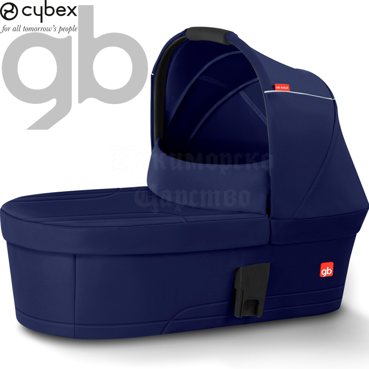 Goodbaby Gold by Cybex Кош за новородено Beli Sapphire Blue Goodbaby Gold by Cybex Кош за новородено Beli Sapphire Blue