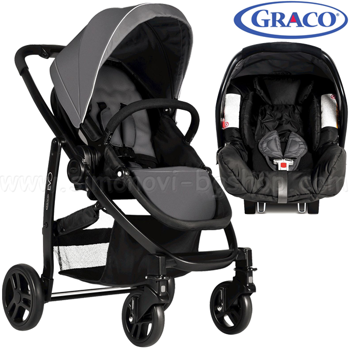 2016 GRACO Pram EVO TS 2in1 Charcoal