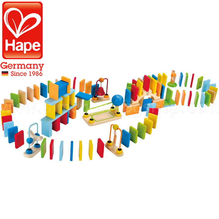 Hape - Domino with colored tiles E1042