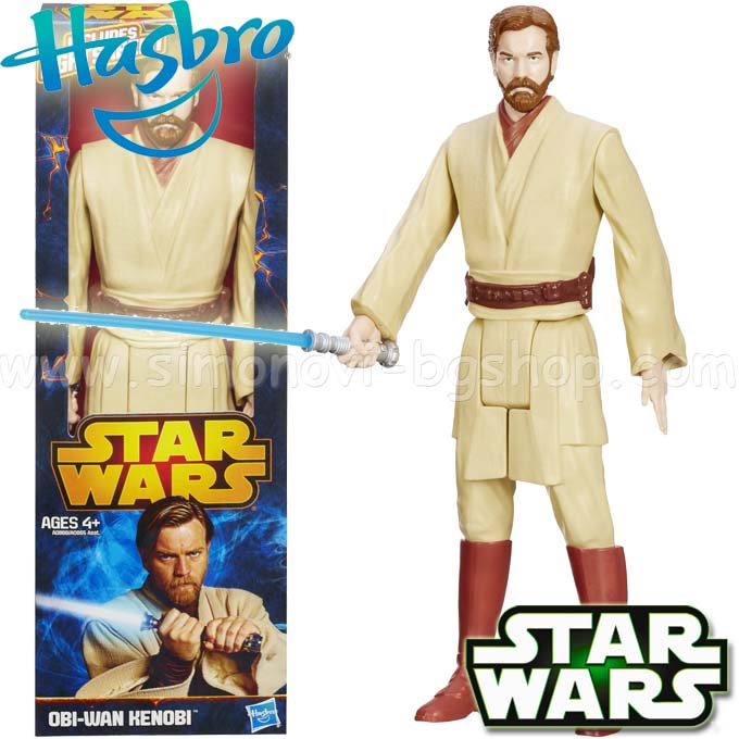 * Hasbro Star Wars Figurina Obi-Wan Kenobi 30 cm. A0868 / A0865