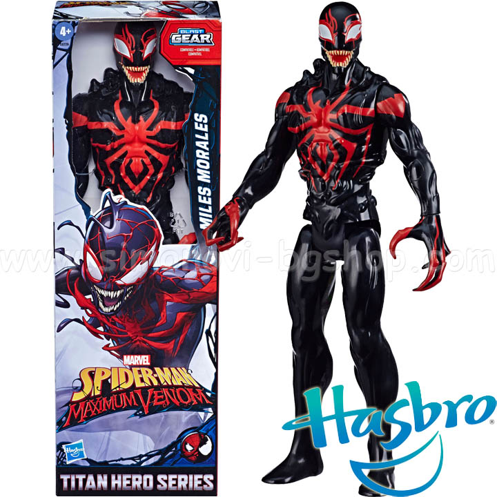 *Marvel Spider-Man Titan Hero Екшън фигурка Miles Morales с Power FX порт E8729 *Marvel Spider-Man Titan Hero Екшън фигурка Miles Morales с Power FX порт E8729