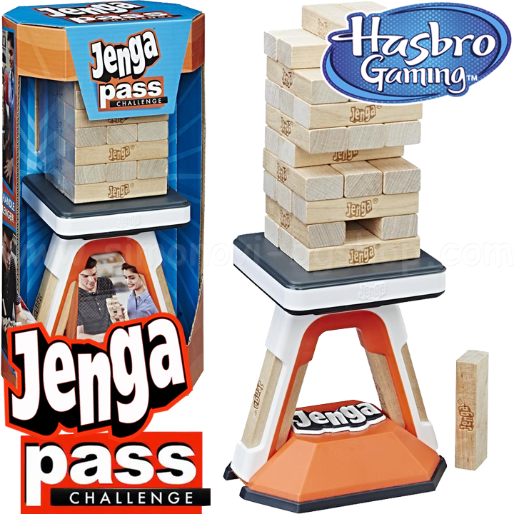 Hasbro Gaming Jenga Pass    " " E0585