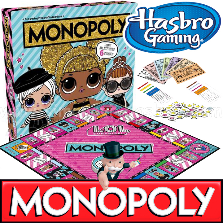 Hasbro Monopoly Familia joc Monopoly LOL Surprise E7572