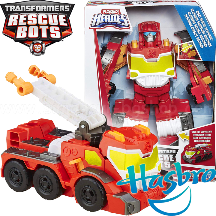 *Hasbro Transformers Rescue Bots Робот Night Rescue Heatwave B7990 *Hasbro Transformers Rescue Bots Робот Night Rescue Heatwave B7990