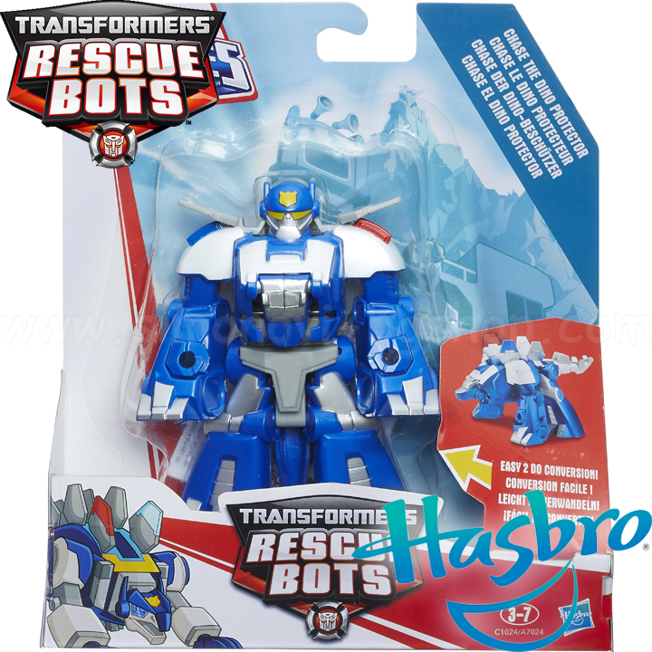 *Hasbro Transformers Rescue Bots Робот Chase the Dino Protector C1024 *Hasbro Transformers Rescue Bots Робот Chase the Dino Protector C1024