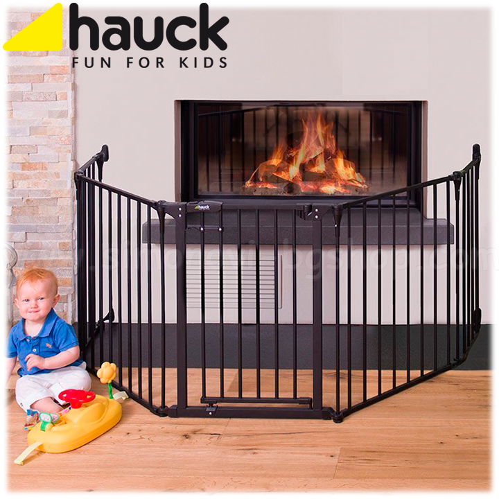 Hauck Fireplace Guard Fireplace Guard XL Charcoal 597057 Hauck Fireplace Guard Fireplace Guard XL Charcoal 597057